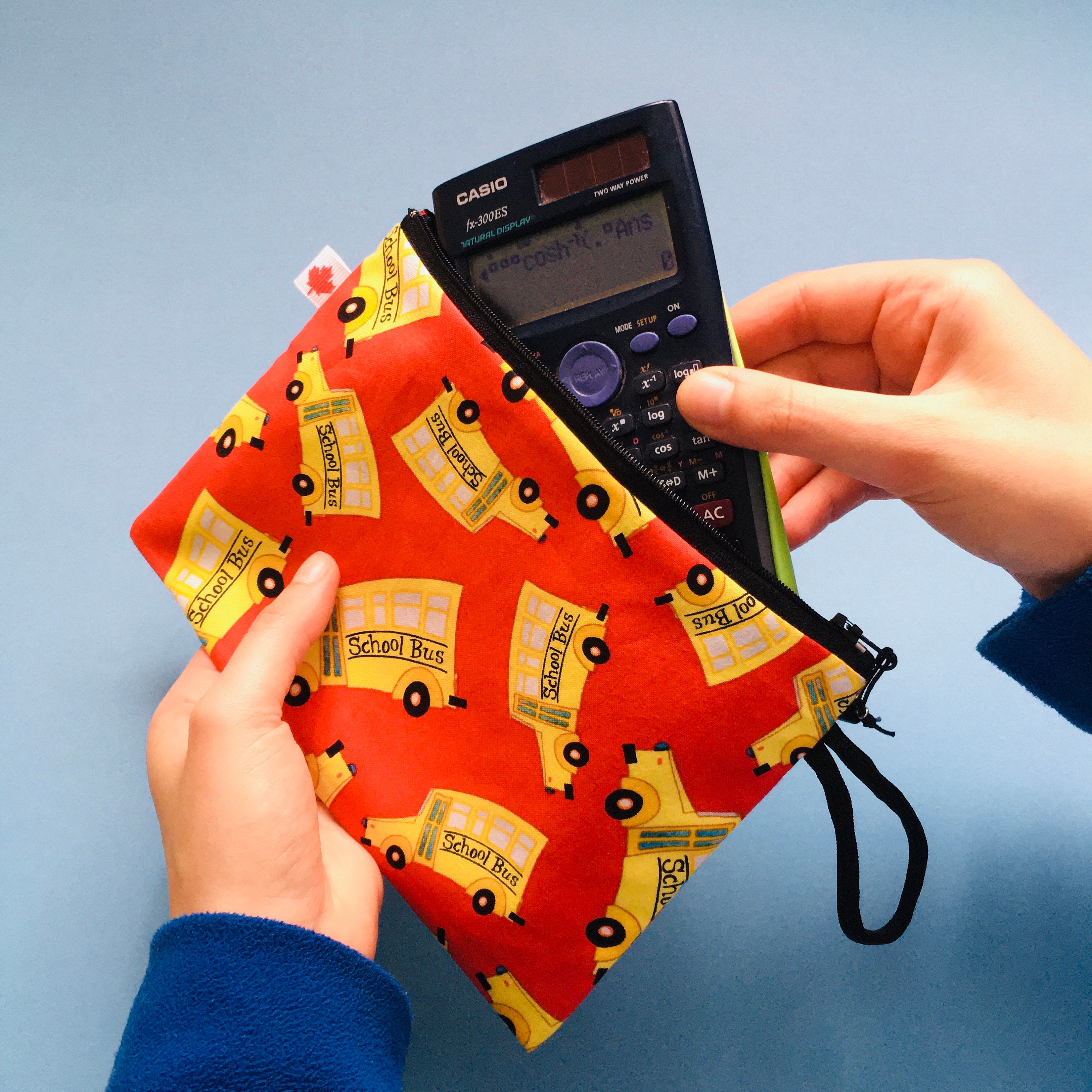 Bus Driver Gift for Him Bus Driver Gift for Her Yellow School Bus Pouch Snack Bag Cosmetic Bag Pencil Case School Bus Bag Zipper Bag