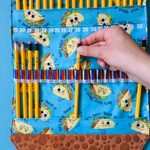 Pencil Holder Pencil Lending Station Taco Classroom Pencil Storage for Classroom Science Teacher Gift Pencil Storage Pencil Banner