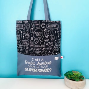 Dental Assistant Gift for Her Dental Assistant Tote Bag for Dental Assistant Appreciation Gift for Dental Office Staff Bag Employee Gift Bag