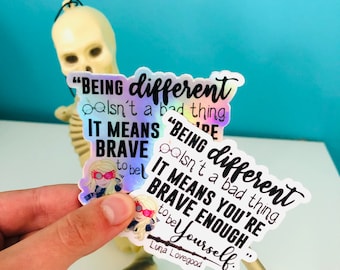 Luna Lovegood Sticker | Holographic Vinyl Decal, Laptop, Water Bottle