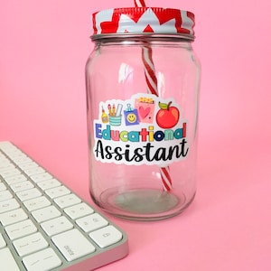 Regalo de asistente educativo para su pegatina, regalo del personal de la escuela, pegatina EA, regalo de asistente de maestro, pegatina de asistente educativo, escuela de empleado