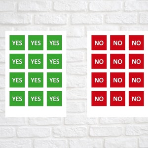 Printable Activity Yes/no Cards Pecs Communication Board - Etsy Finland