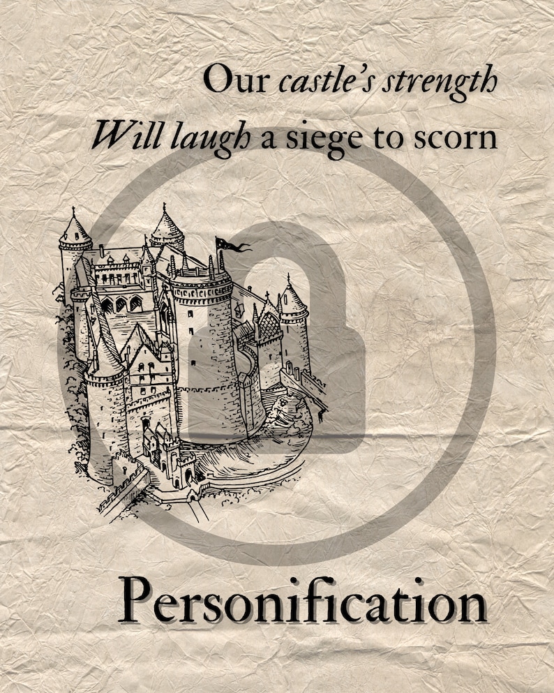 Macbeth Figures of Speech Example Posters Figurative Language High