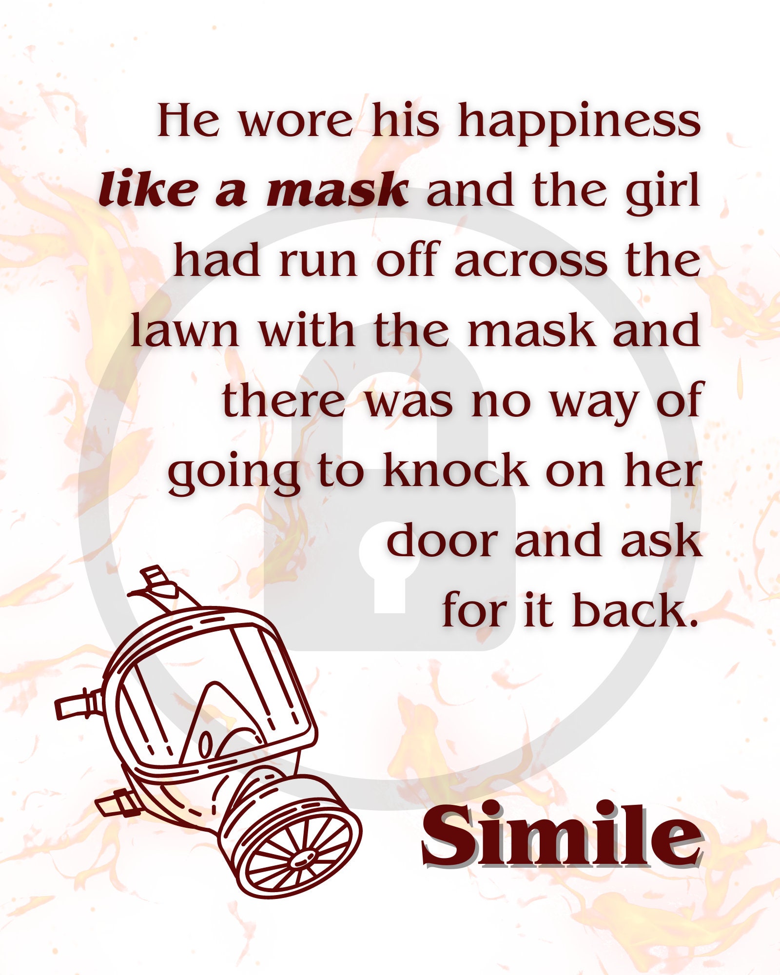 Fahrenheit 451 Figures of Speech Example Posters Figurative Language