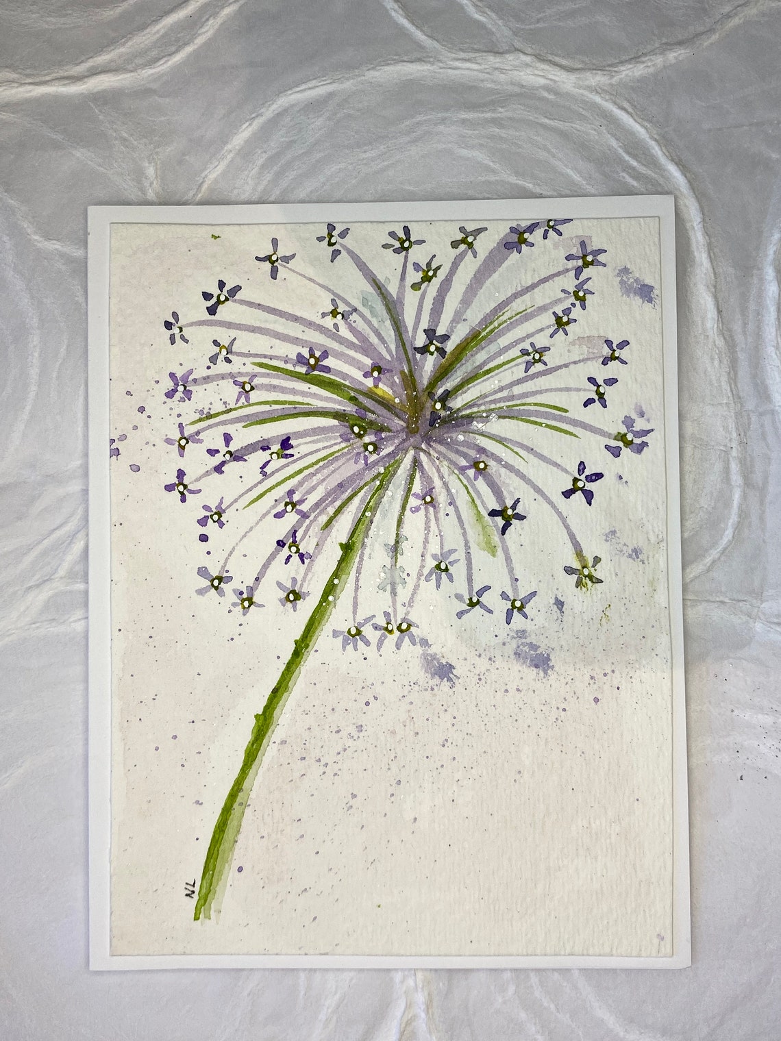Original Watercolor Hand Painted Art Greeting Card - Etsy