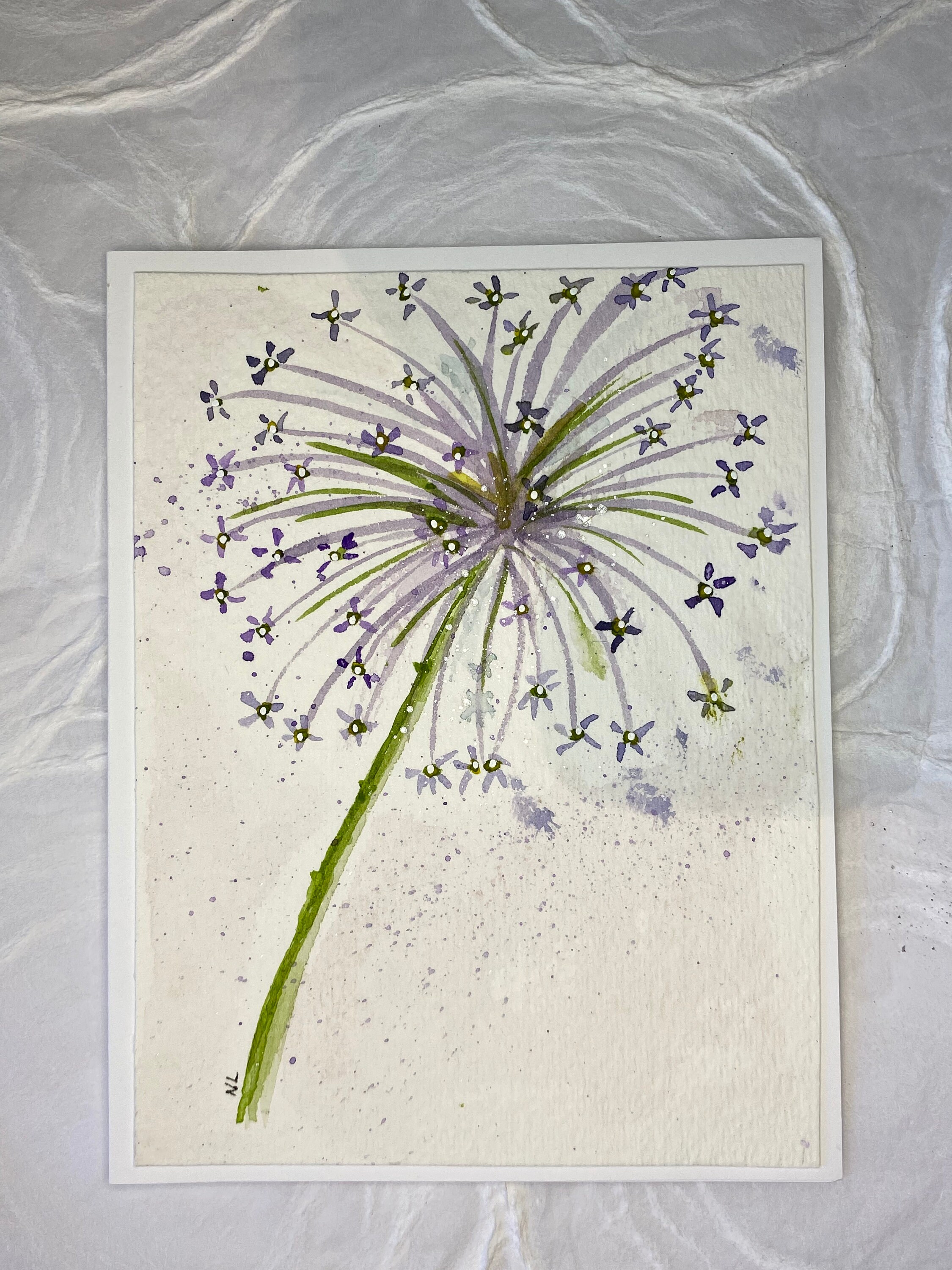 Original Watercolor Hand Painted Art Greeting Card - Etsy