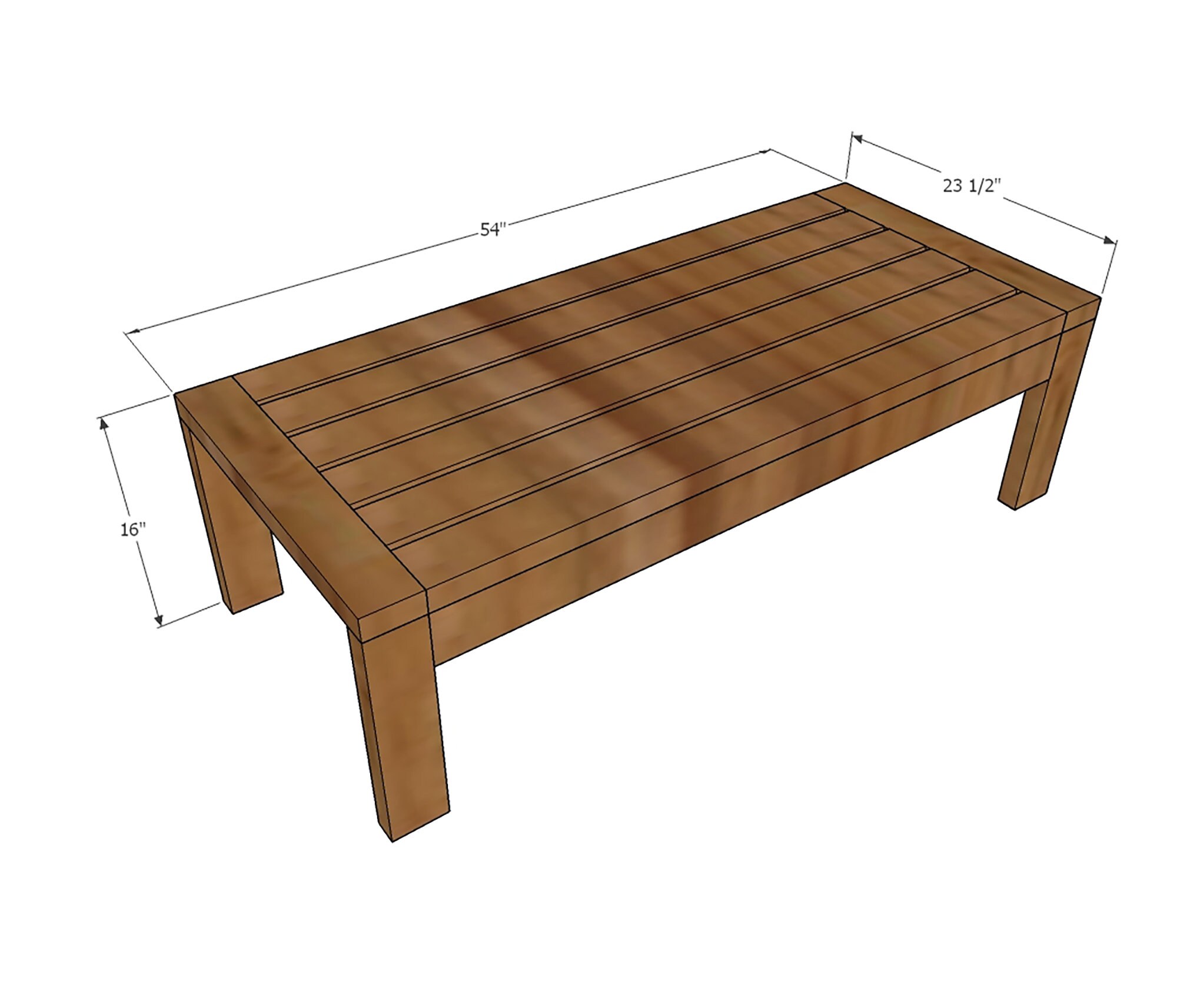 Outdoor Coffee Table DIY Plan PDF File Only Etsy