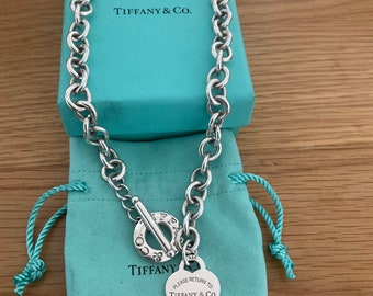 Toggle Necklace Tiffany Heart - Etsy UK