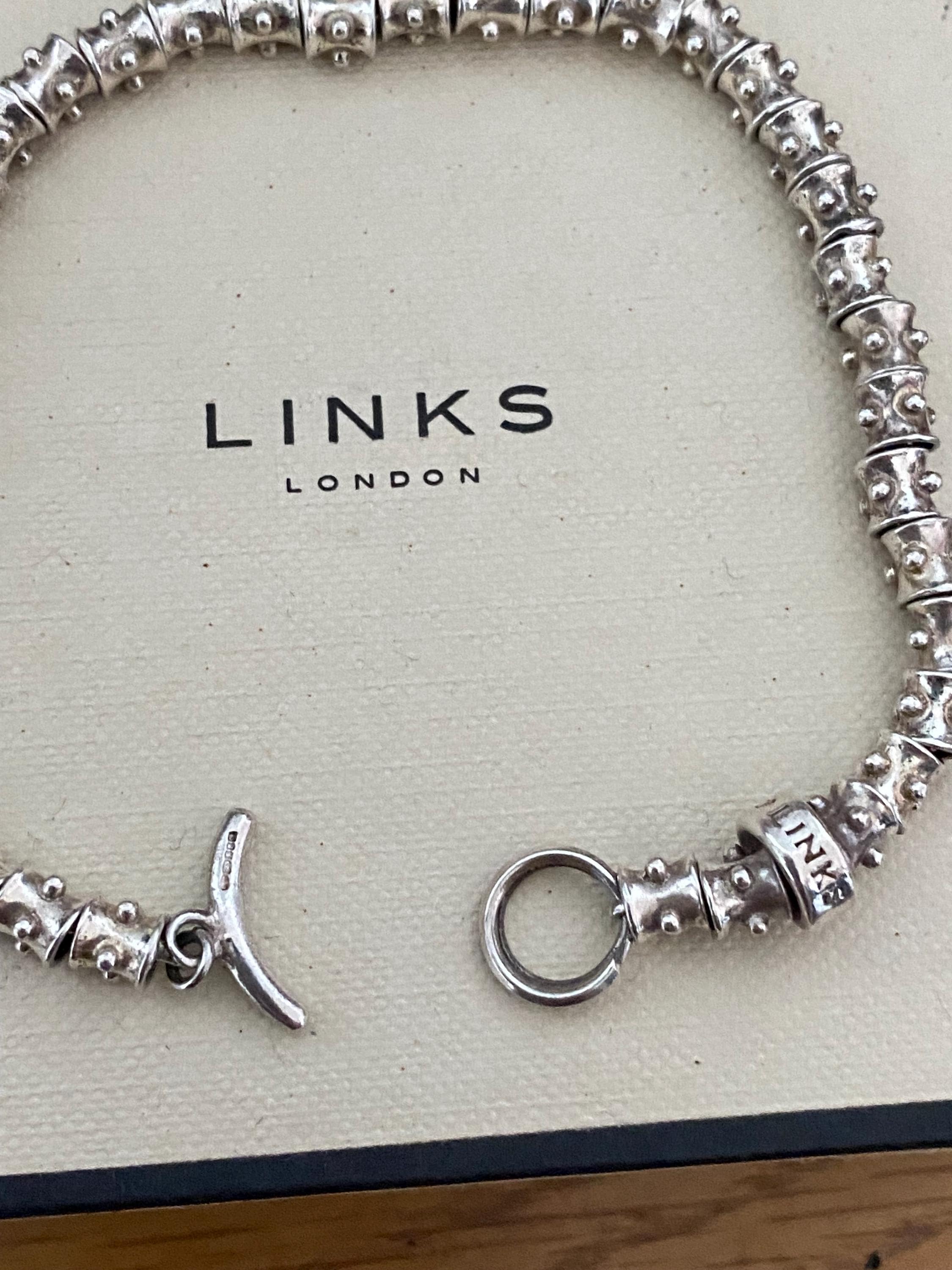 美しいLinks of London Allsortsチューブビーズトグルブレスレット