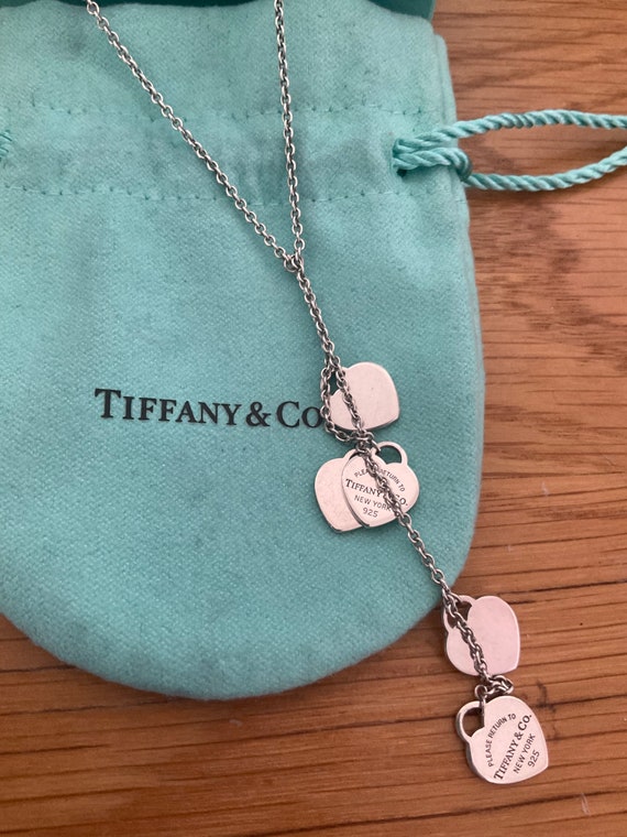 Tiffany and co multi heart sterling silver lariat… - image 8