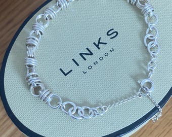 本物のリンクス オブ ロンドン スターリングシルバー フレンドシップ
