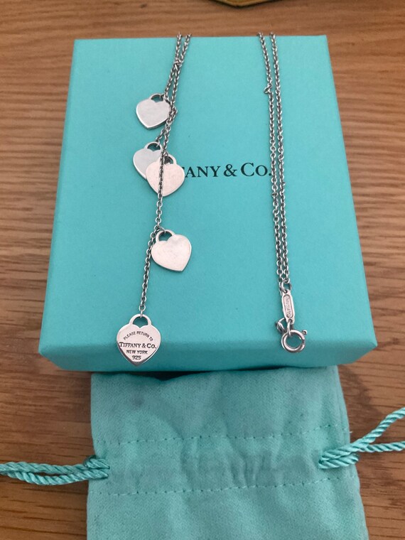 Tiffany and co multi heart sterling silver lariat… - image 10