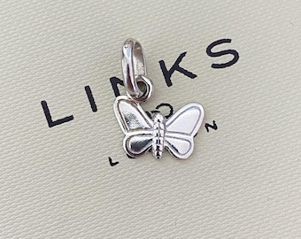cute genuine rare Links of London sterling silver butterfly charm