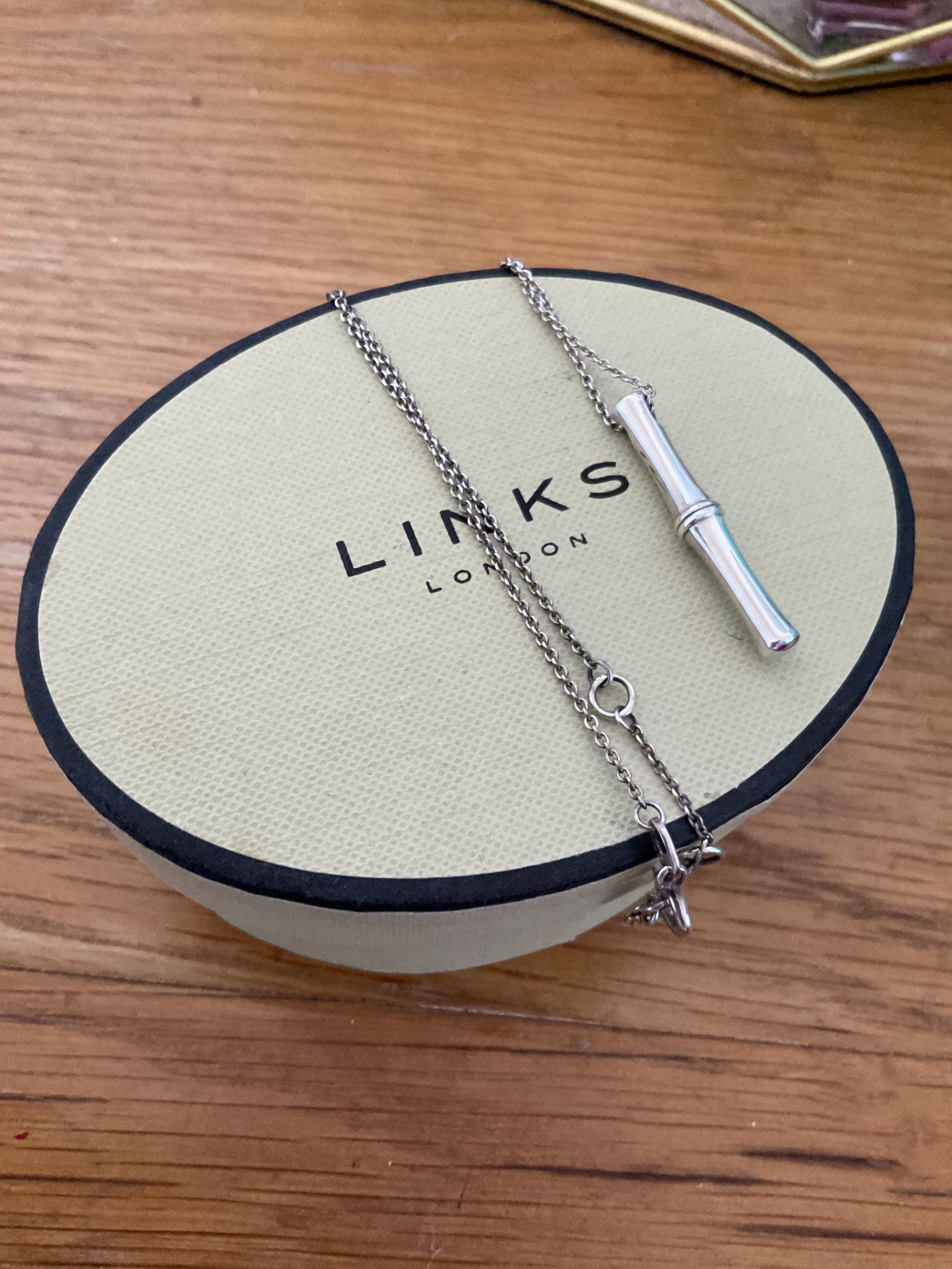 Rare Genuine Hallmarked Links of London Bamboo Necklace