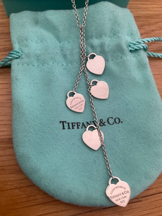 Tiffany and co multi heart sterling silver lariat… - image 7