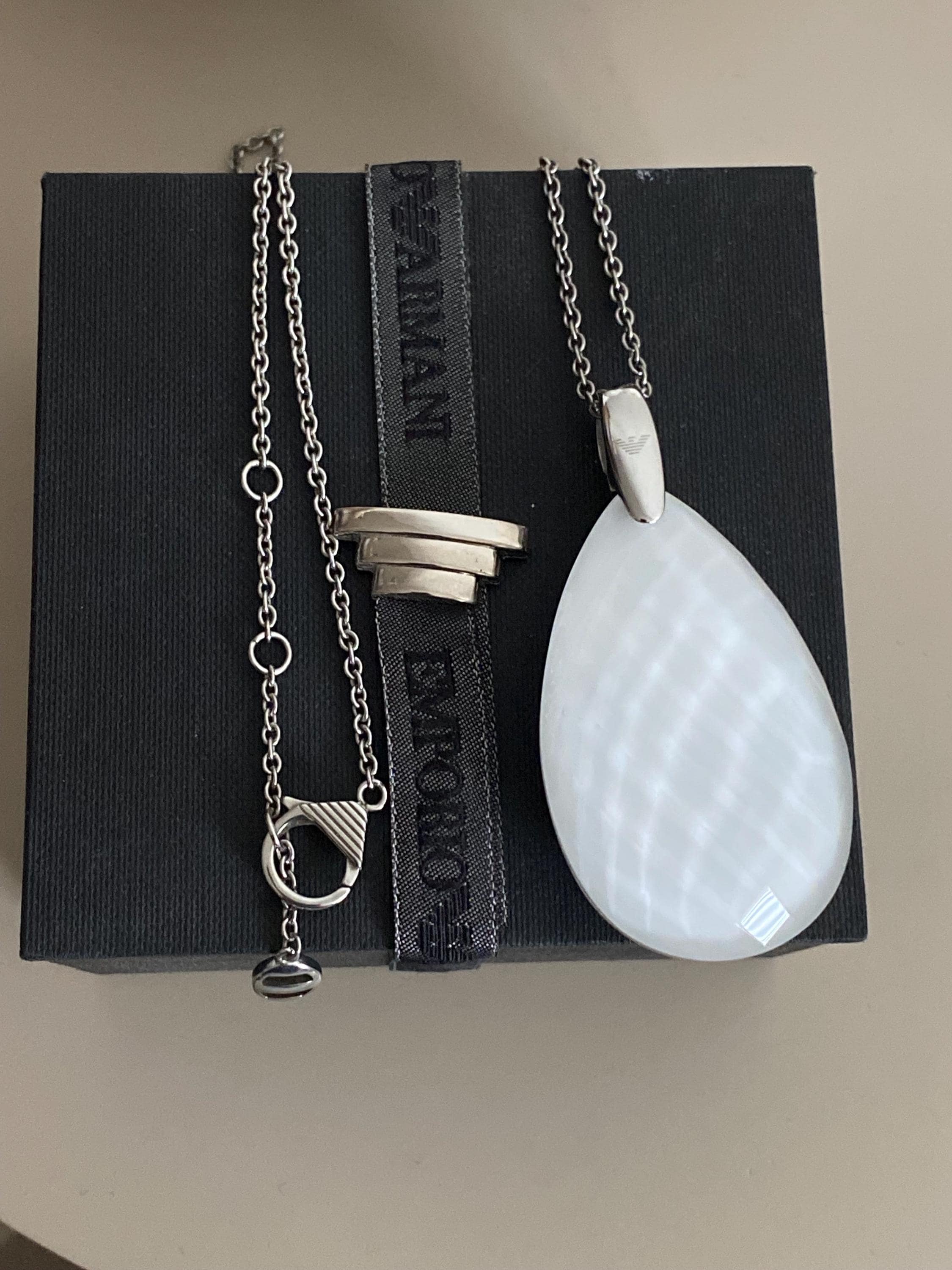 Emporio Armani Necklace - Etsy Emporio Armani Necklace - Etsy