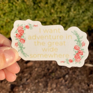 Beauty and the Beast Belle Quote Sticker