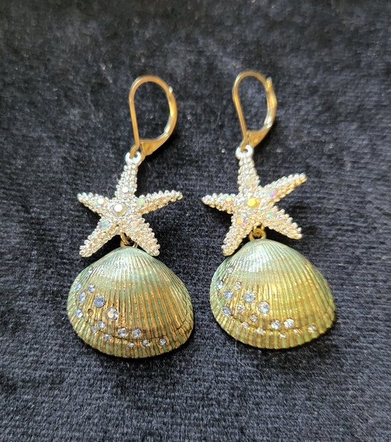 Starfish and Shell Necklace and Earrings By St. T… - image 4