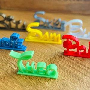 Personalised Name Plate Disney Theme - Disney - Gifts - Personalised sign - kids gifts - Teacher gifts - 3d printed sign