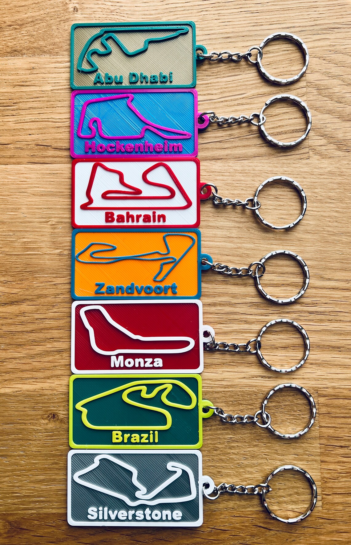 Personalised Keyringf1 Keyringname Key Ringcar Key Ring3d Etsy UK