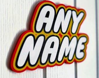 Personalised door sign - Door sign - Name sign - Lego sign - Lego theme - 3d Printed - Custom name sign - Bedroom door sign