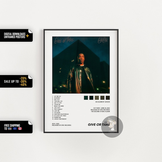 Giveon Give or Take Album Cover Poster Create Your Own - Etsy
