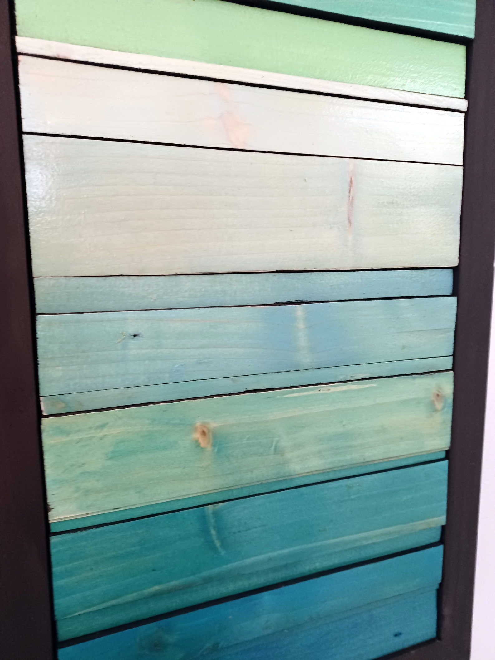 Colorful Beautiful Blue Green Wall Art Etsy