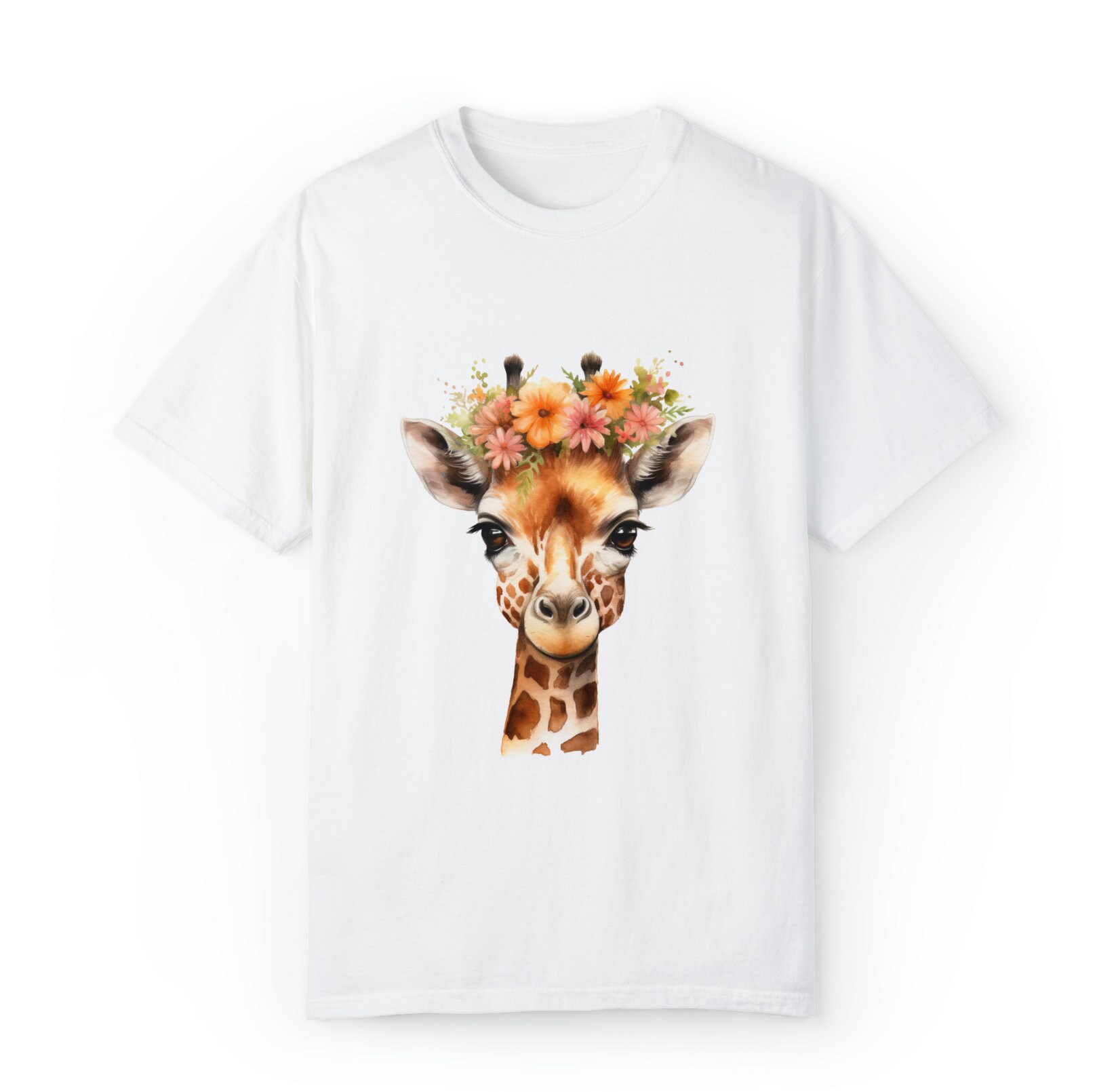 Flower Crown Giraffe PNG Sublimation Design, Instant Digital Download ...