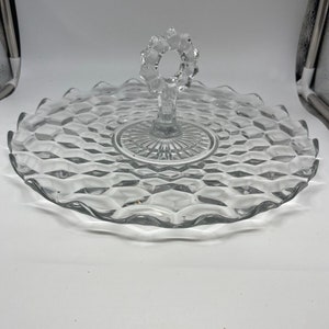 American Fostoria Center Handled Server