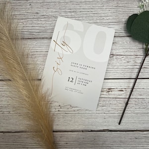 Personalised Birthday Invitations with envelopes | Custom Printed Party Invites | Any Age Birthday |  Stationery