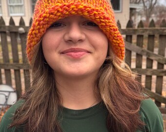 Gnome Hat (knitted) multicolored