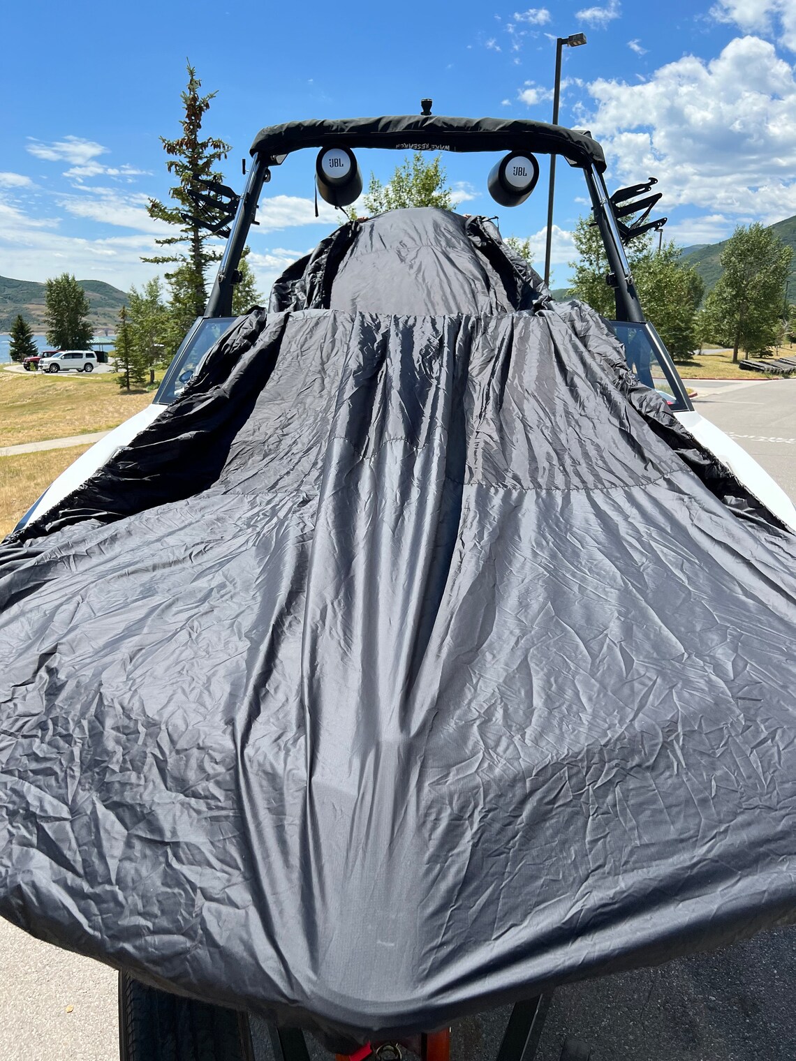 22 Ft Wake Boat Lightweight Dust Cover Etsy