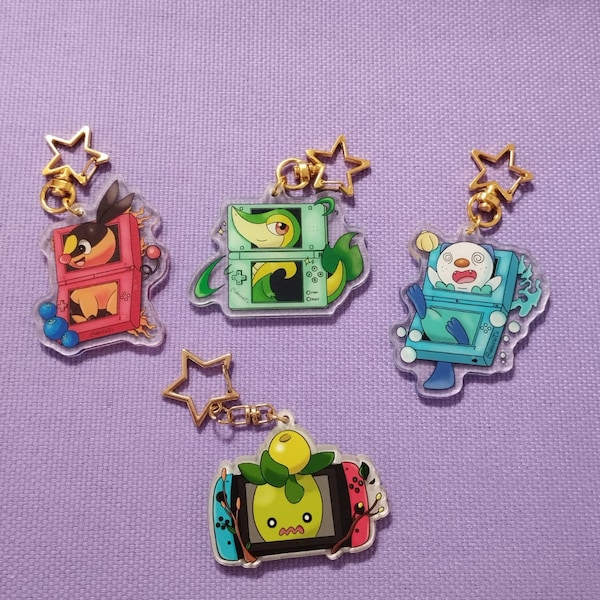 Pokemon 5 GEN Keychains Charms