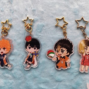 Keychains Charms Anime Volleyball