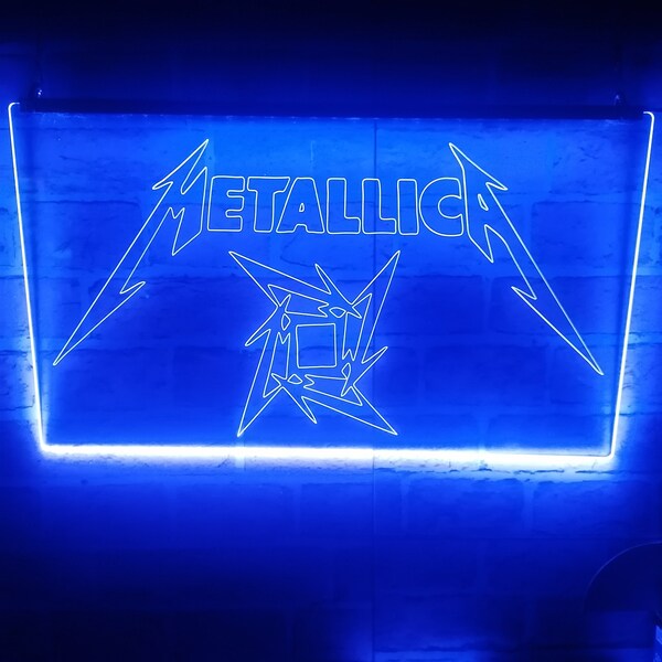 Metallica Neon Sign - Etsy