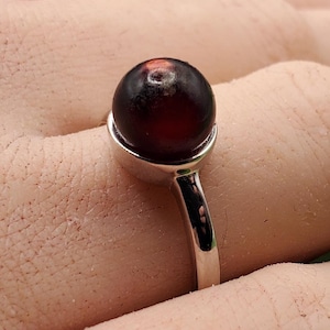 Sterling Unisex BloodVial Ring Kit Solid .925 Silver Adjustable 5.5-10.5 Sizes  (BloodBond)