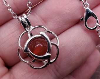 1 Sterling Rose BloodVial Necklace Kit with 18" Solid .925 Silver Chain (BloodBond)