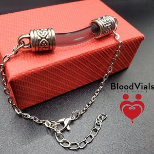 Ornate BloodVial Bracelet & Anticoagulant Kit (BloodBond)