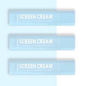 2x Package,  SCREEN CREAM, Blue Light Defence, Skin Cream, Bluelight, Skincare, Skincream, Beauty, Primer, Makeup, Creme, Bluelight, Vitamin