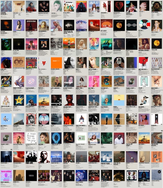 Minimalist Album Cover Poster Digital Music Album Posters Etsy UK