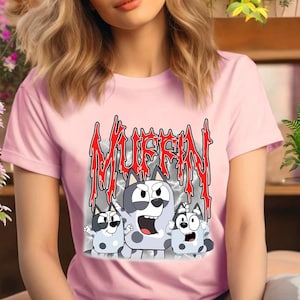 Cartoon Shirt, Muffin Emotions Shirt, Weirdcore Tee, Funny Mental Health Shirt, Self Awareness Crewneck, Gag Shirt