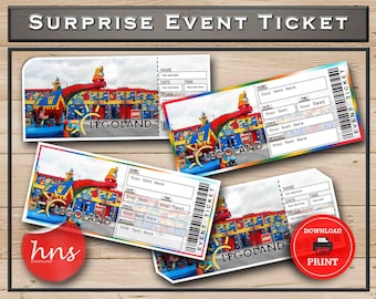 legoland ticket etsy