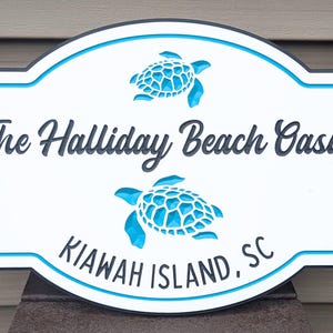 Custom Engraved PVC Sign: Personalized Home, Cabin, or Rental Decor
