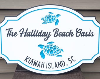 Custom Engraved PVC Sign: Personalized Home, Cabin, or Rental Decor