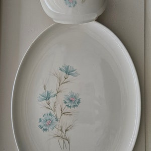 Taylor Smith & Taylor Ever Yours Boutonniere Platter and Gravy Boat