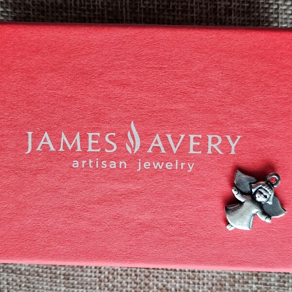 RETIRED James Avery Little Angel Charm Sterling Silver