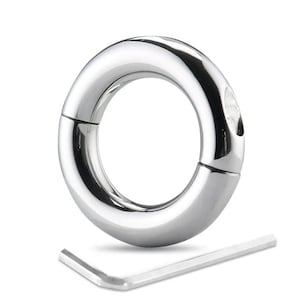 Teriya Stainless Steel Testicle Stretcher Oval Ball Weight Ball Stretchers  Adult CBT Sex Game Toys BDSM Sex Product for Men(1pc)