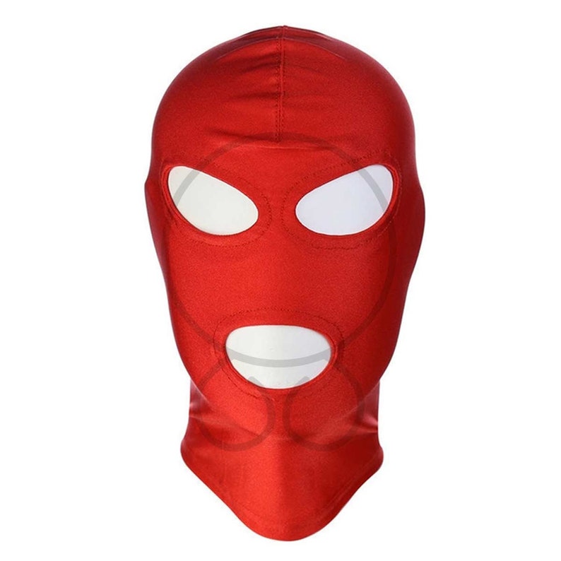 BONDAGE HOOD BDSM Head Mask Conceal Identity Fetish Gay Sub Stretchy Etsy