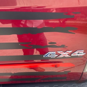 Fits a RAM 1500 2009-2018 4x4 Vinyl Overlays