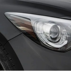 FOR 2018-2023 Kia Stinger Headlight Cutout SMOKE Precut Vinyl